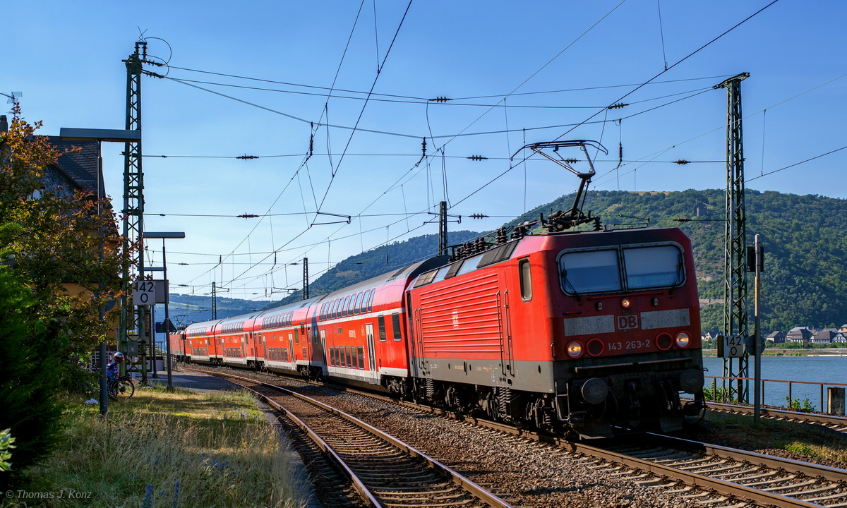  143 263-2 - Niederheimbach - 08.07.2010