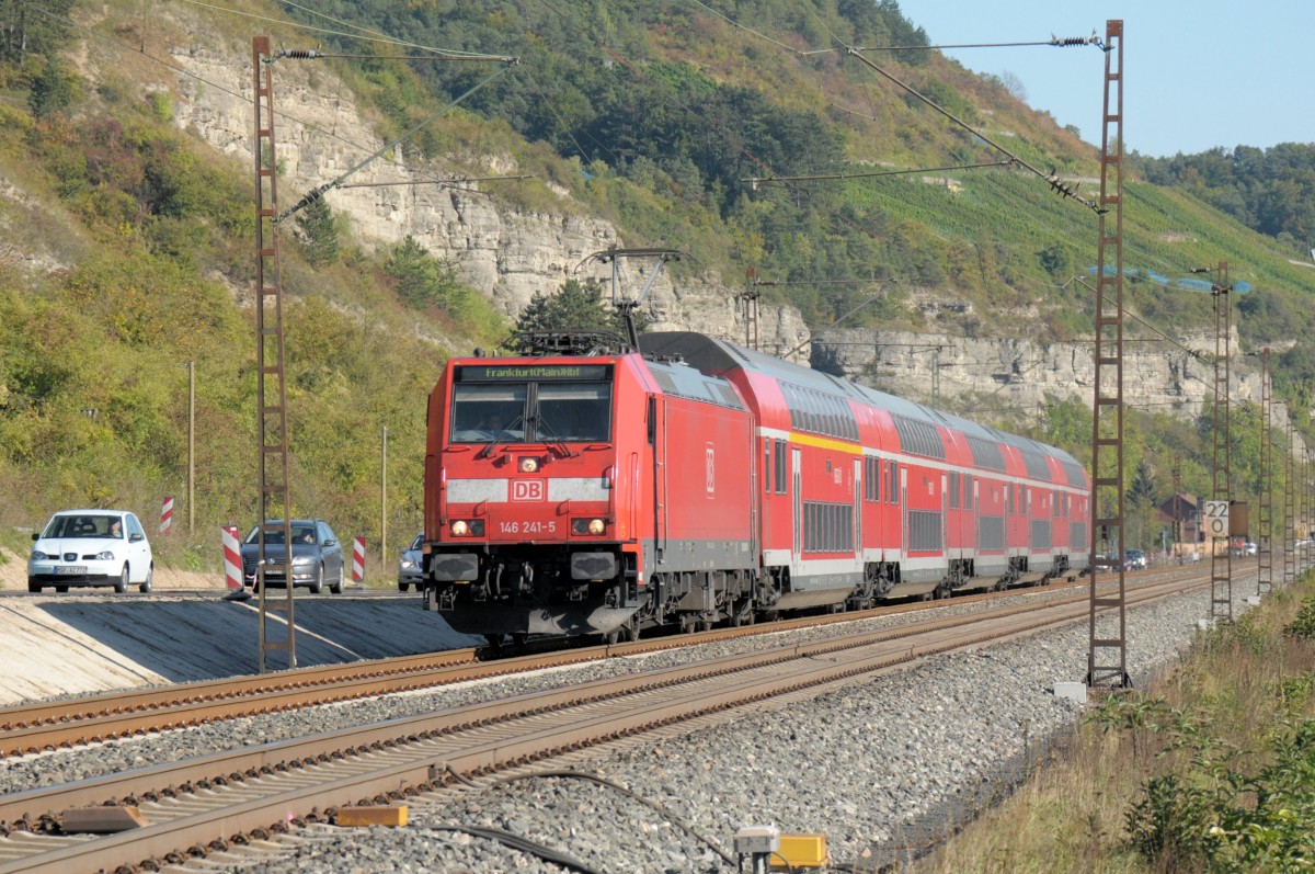 146 241 am 01.10.13 kurz vor Karlstadt/Main