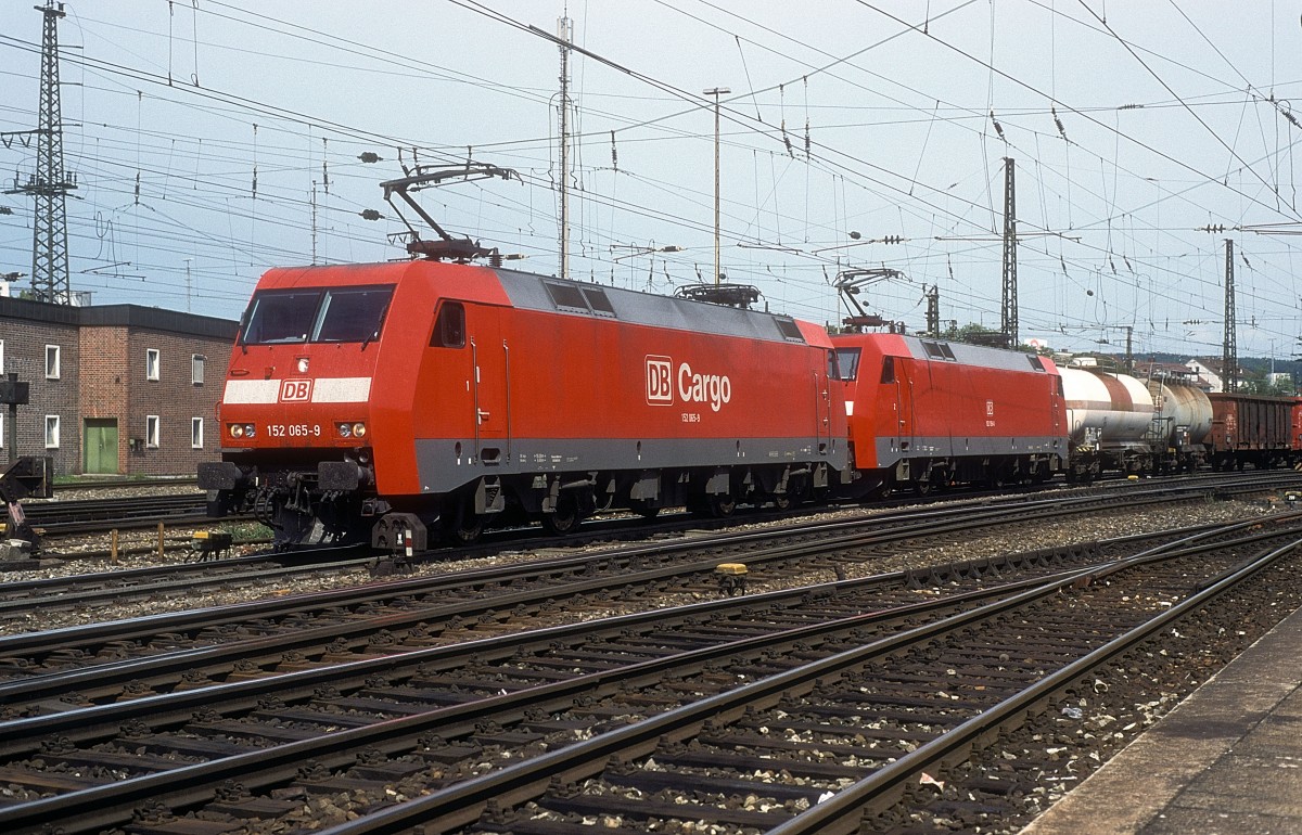  152 065 + 152 159  Ulm Hbf  23.07.03