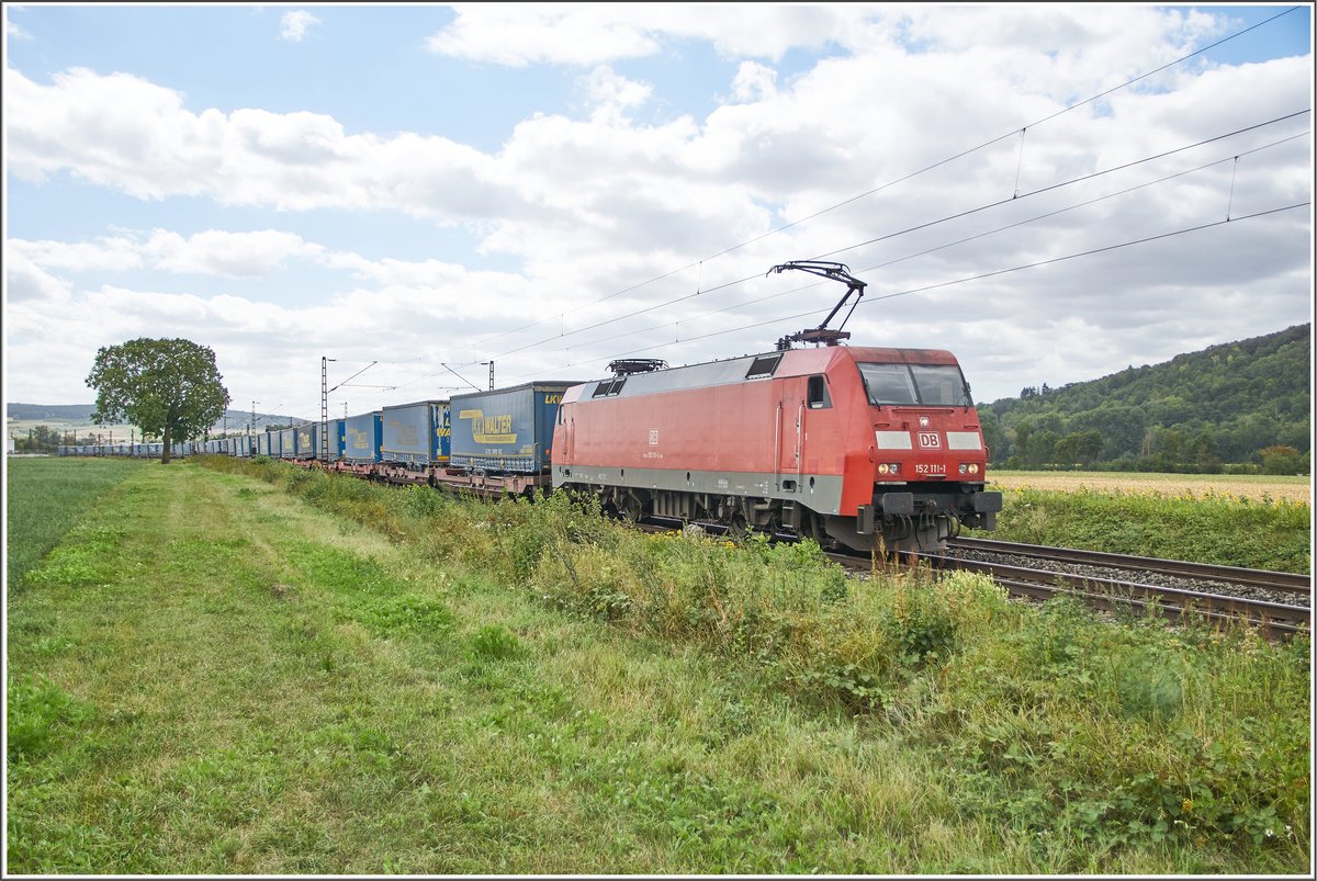 152 111-1 bei Himmelstadt am 26.08.2020