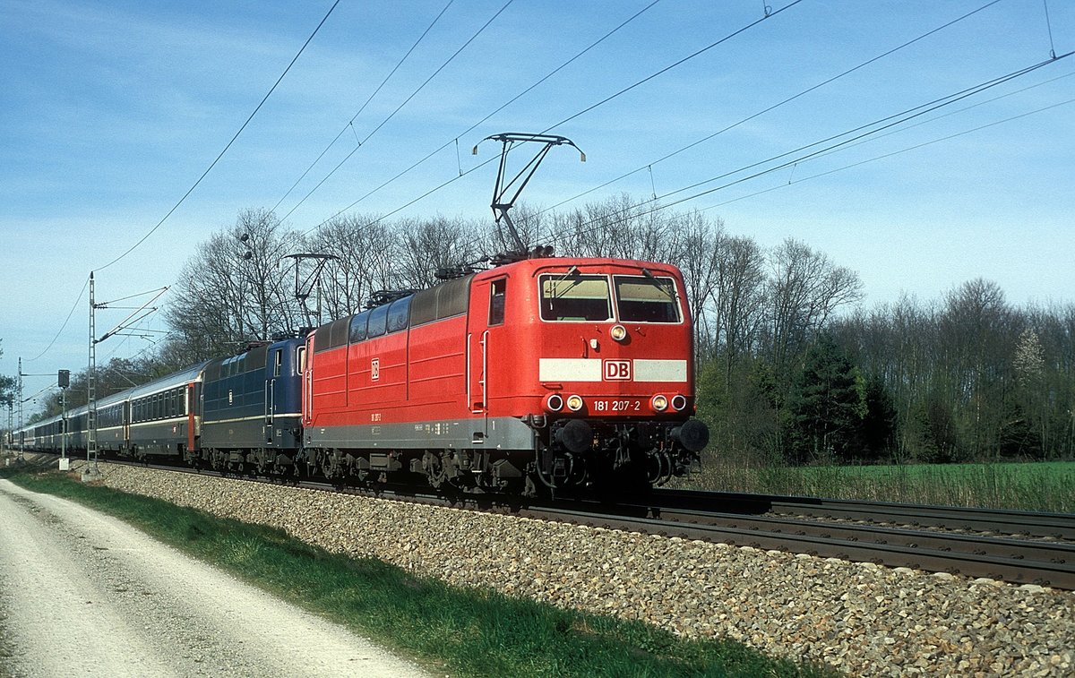 181 207 + 206  bei Rastatt  06.04.07