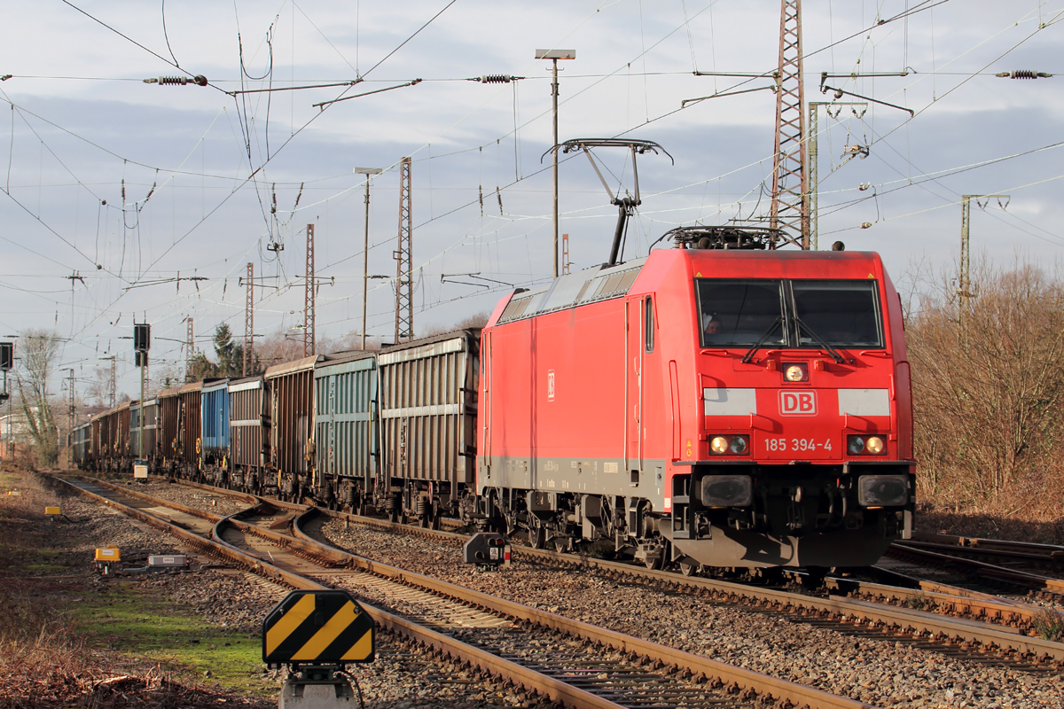 185 394-4 in Recklinghausen-Ost 9.1.2016