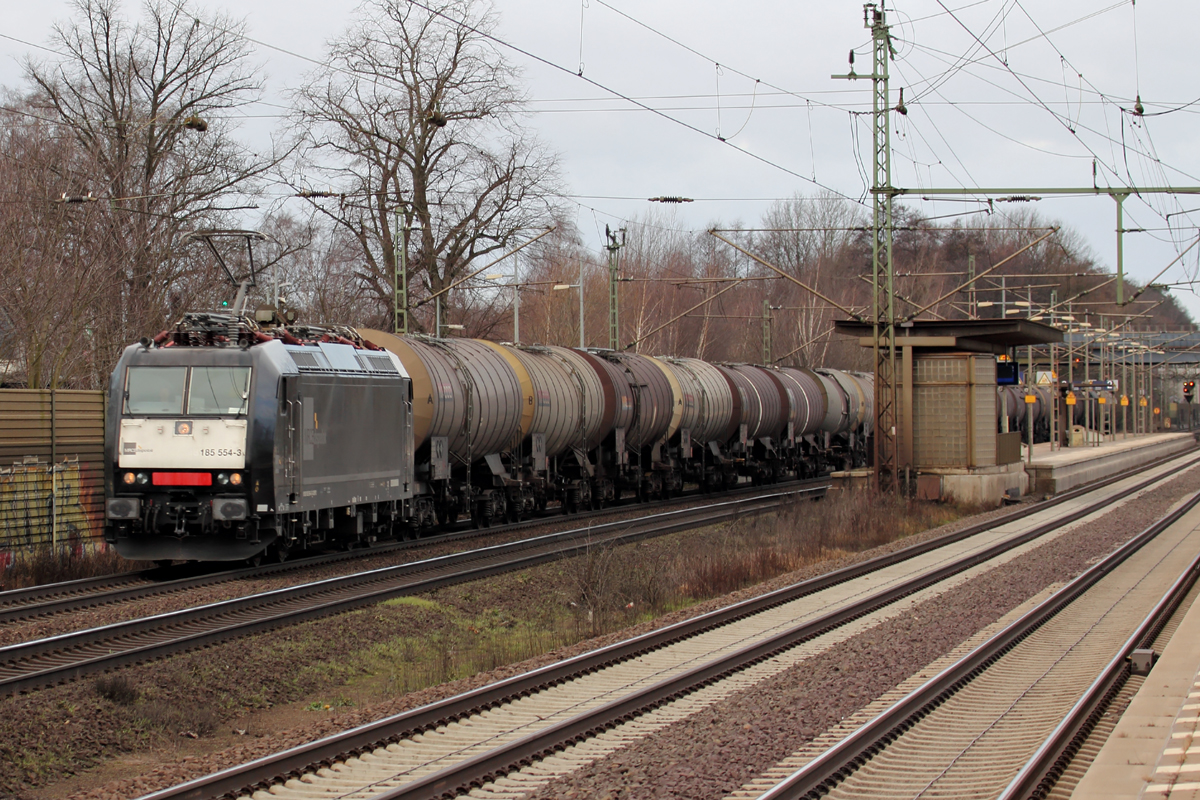 185 554-3  in Dedensen-Gümmer 15.2.2014