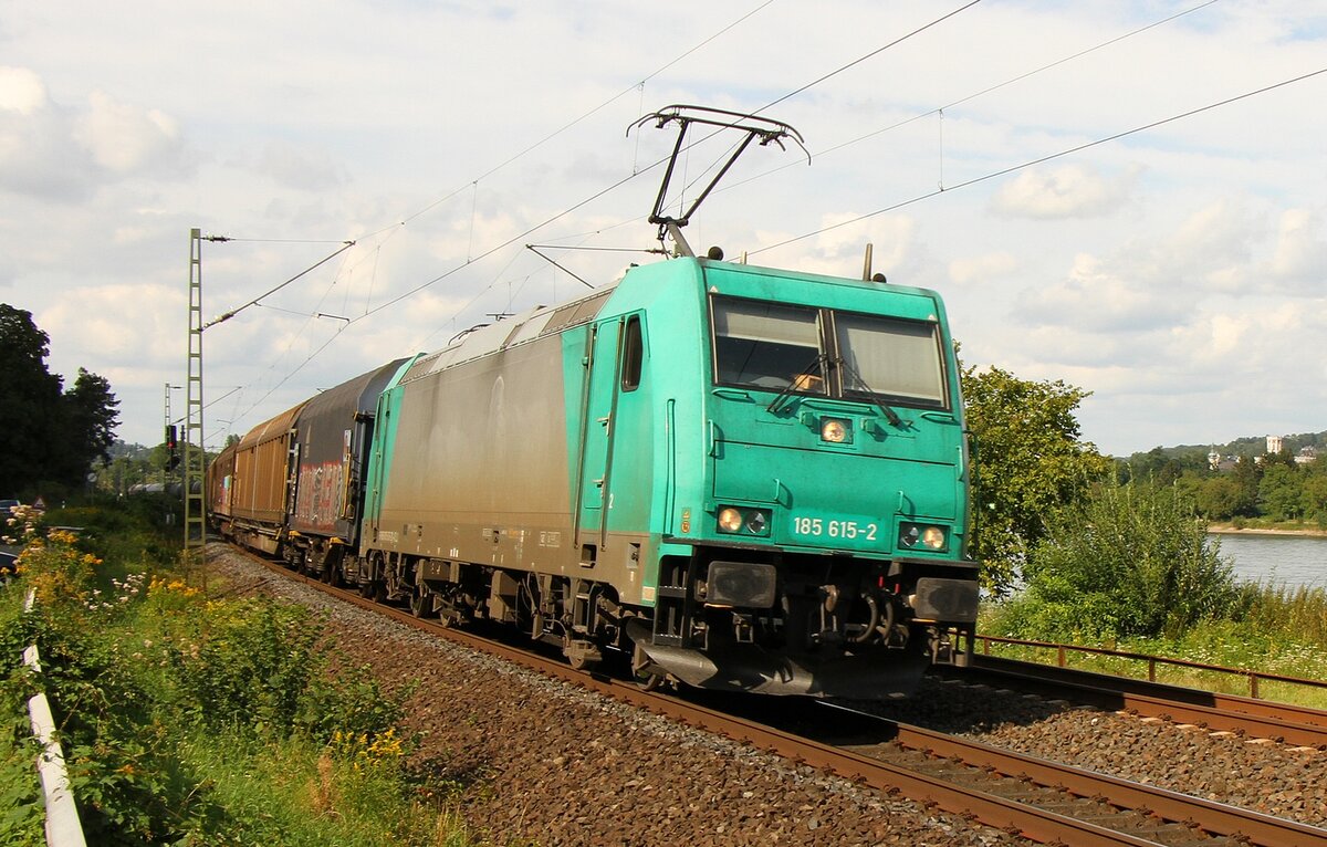 185 615 am 24.08.2021 nahe Königsbach auf der linken Rheinseite