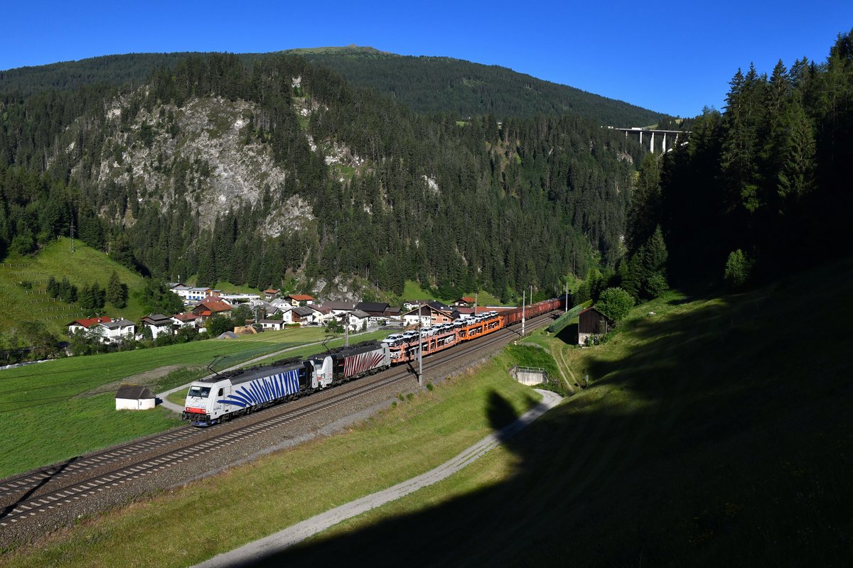 186 442 + 193 774 mit GAG 48861 am 29.06.2019 bei St. Jodok am Brenner. 