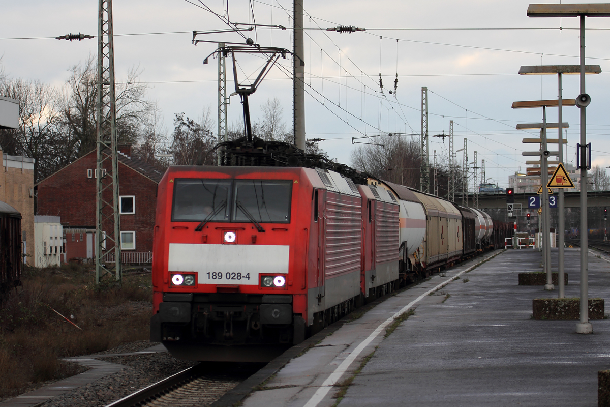 189 028-4 in Wesel 2.1.2014