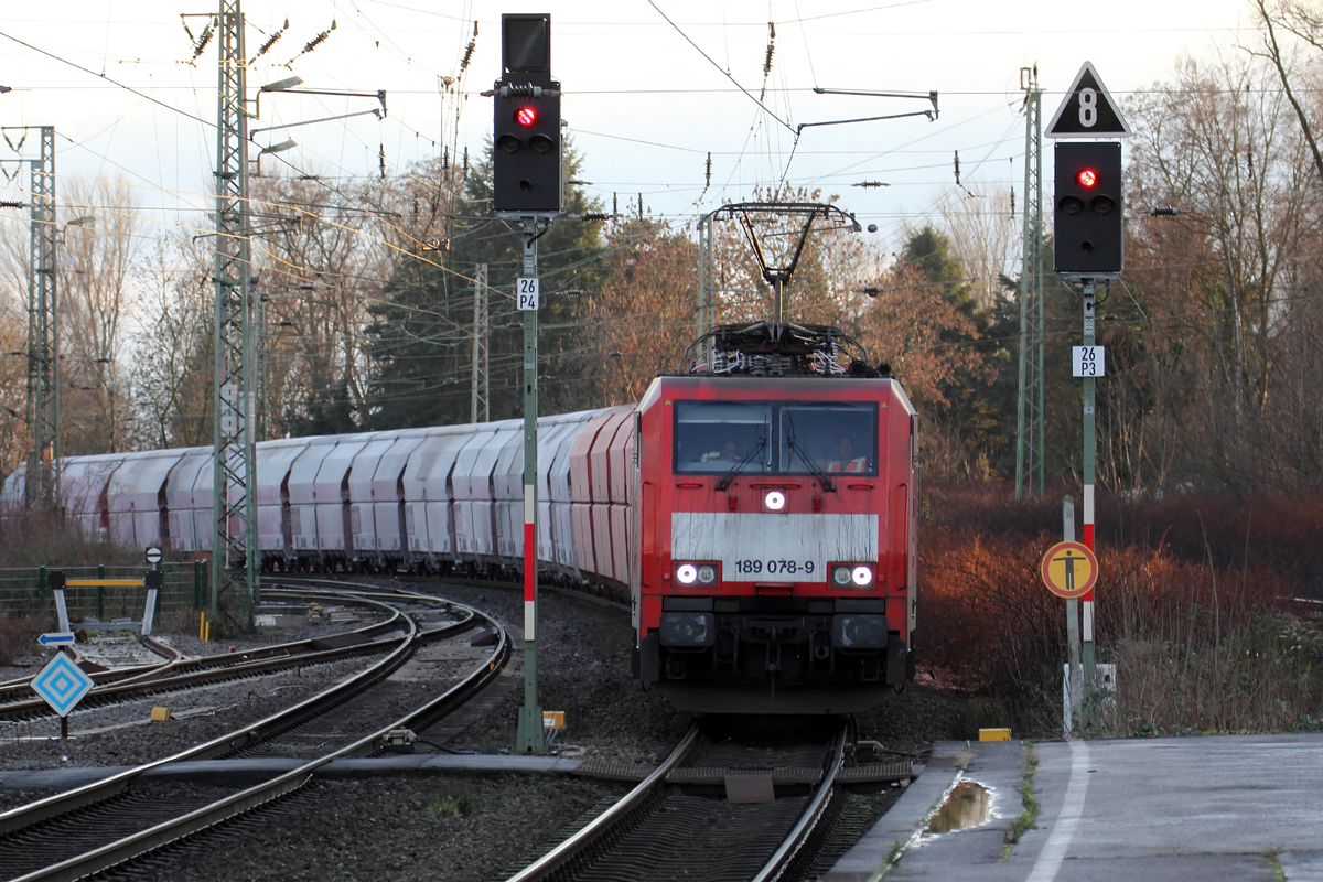 189 078-9 in Wesel 2.1.2014