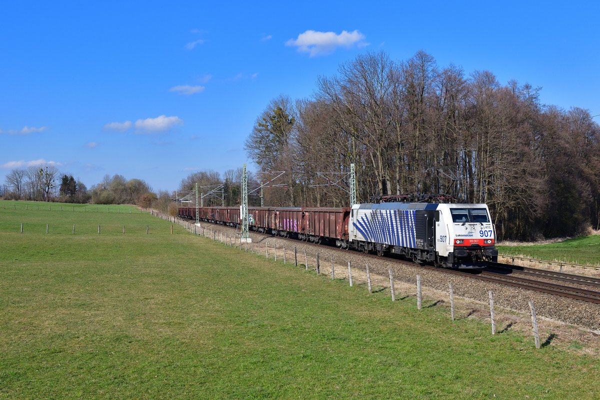 189 907 mit DGS 44127 am 18.03.2020 bei Vogl.