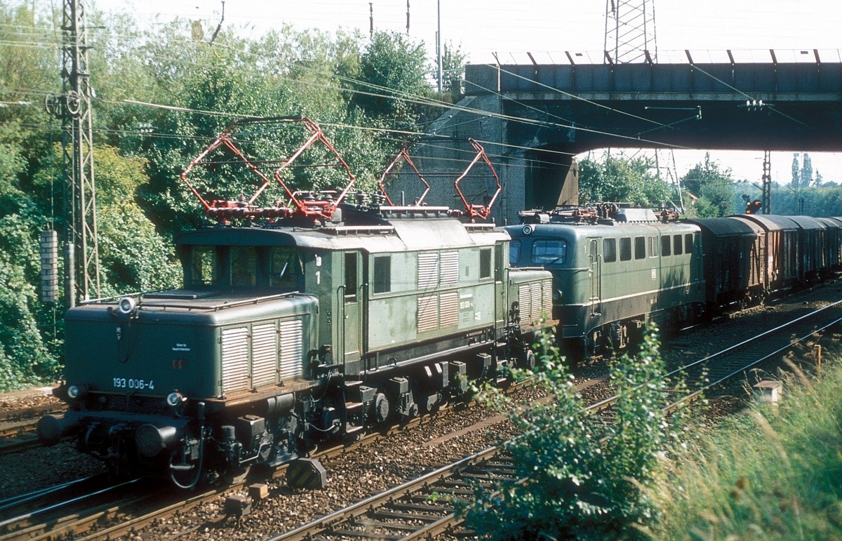  193 006 + 140 145  Kornwestheim  19.09.80