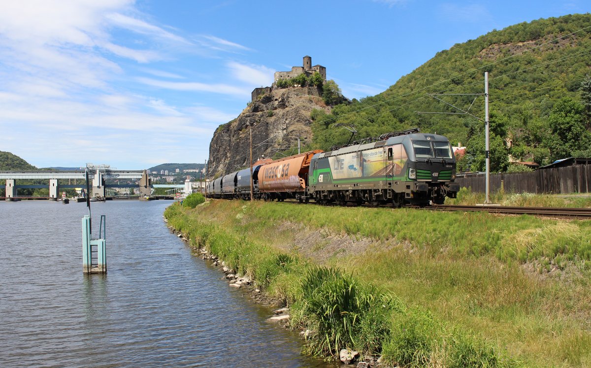 193 216-9 zu sehen am 07.07.18 in Ústí nad Labem-Střekov.