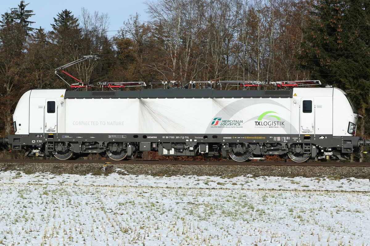 193 301 früher in DB rot, jetzt von TXL Logistic am 23.11.24.