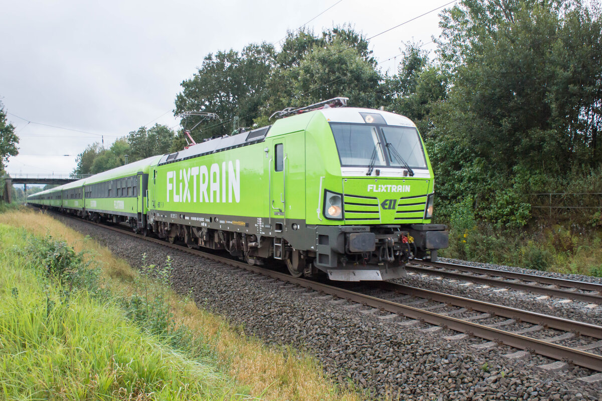 193 437-1 in Richtung Fulda bei Kerzell,am 12.09.2024.