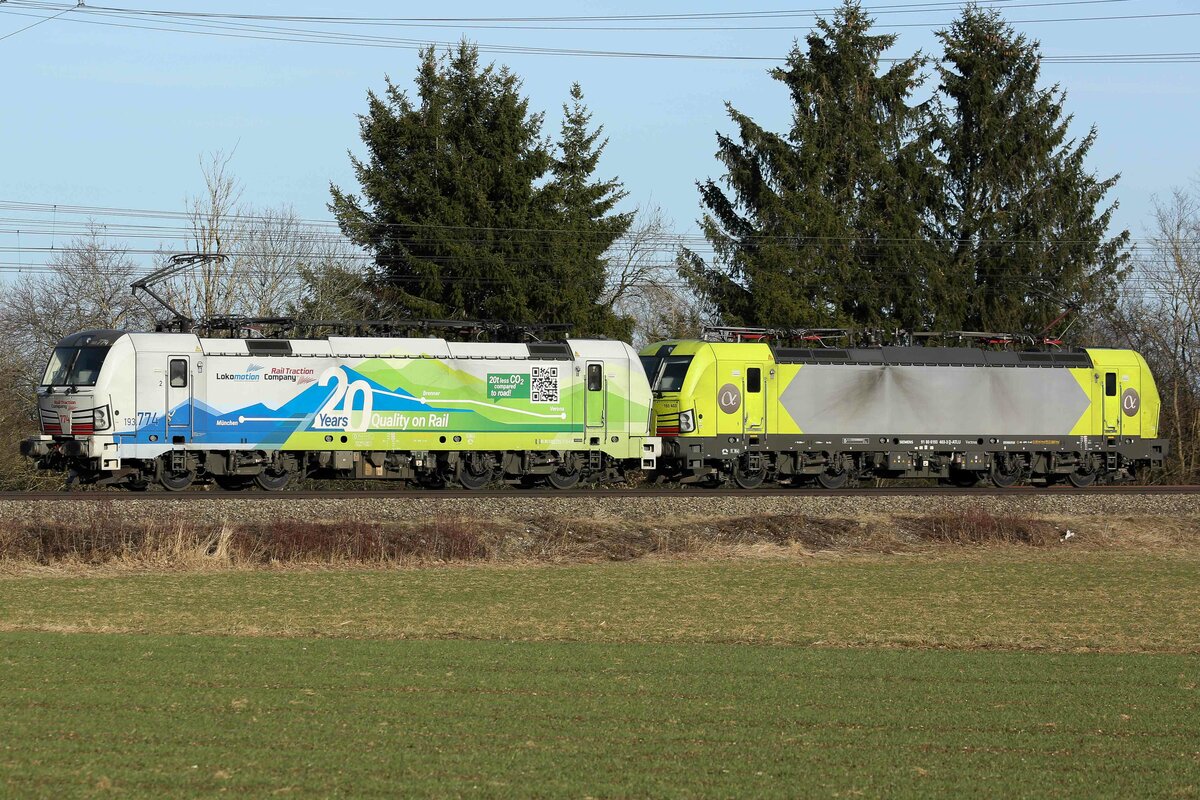  193 774  20 Jahre....  plus 193 403 als schöne Kombi bei Baldham am 5.2.2024.