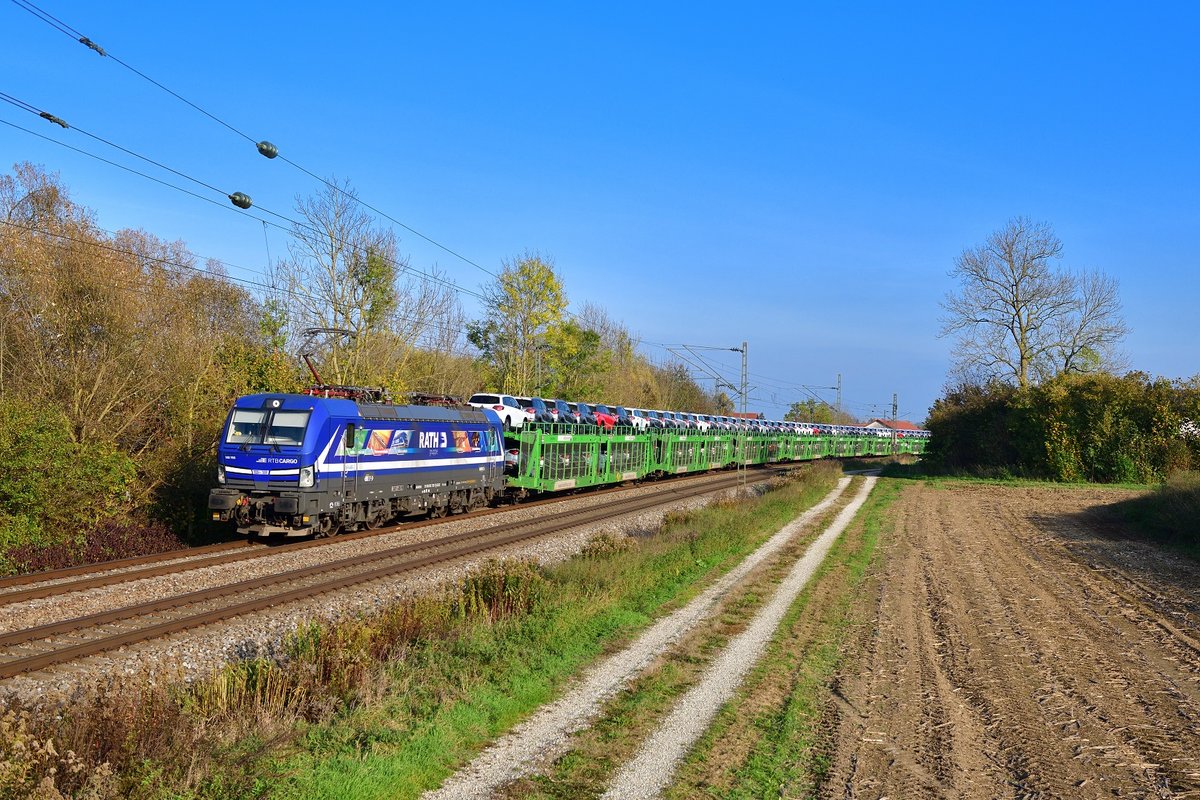 193 793 mit DGS 46670 am 31.10.2019 bei Langenisarhofen.