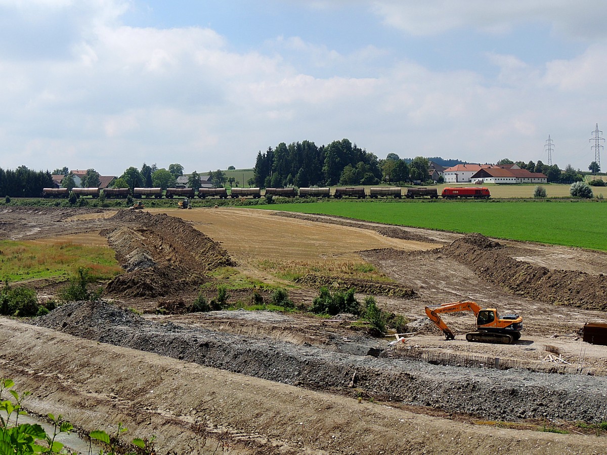 2016 065 mit Leerkesselzugleistung G47850 bei Rettenbrunn; 140801