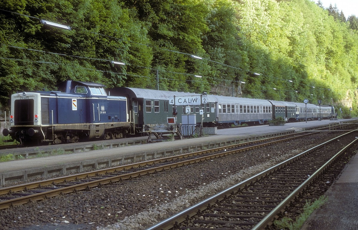  211 140 + 212 041  Calw  02.06.85