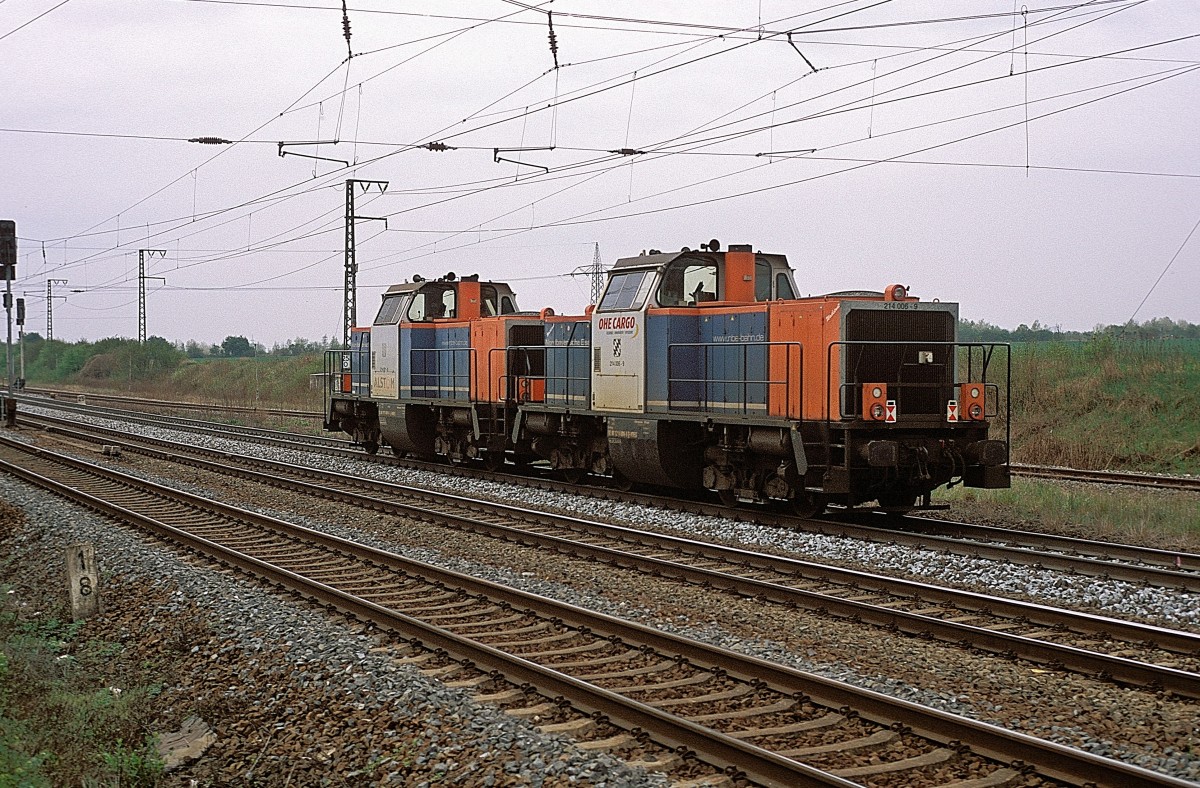  214 006 + 214 001  Großkorbetha  11.04.14