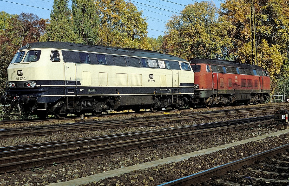   215 009 + 215 065  Heilbronn  06.11.82