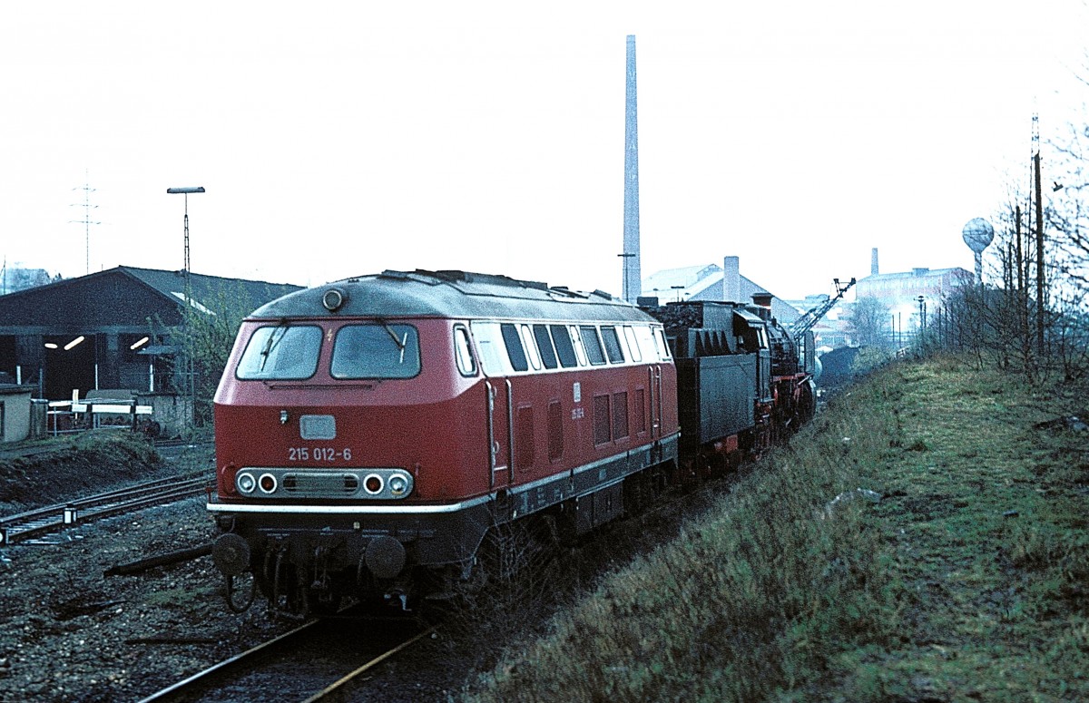  215 012 + 18 505  Stolberg  03.04.76