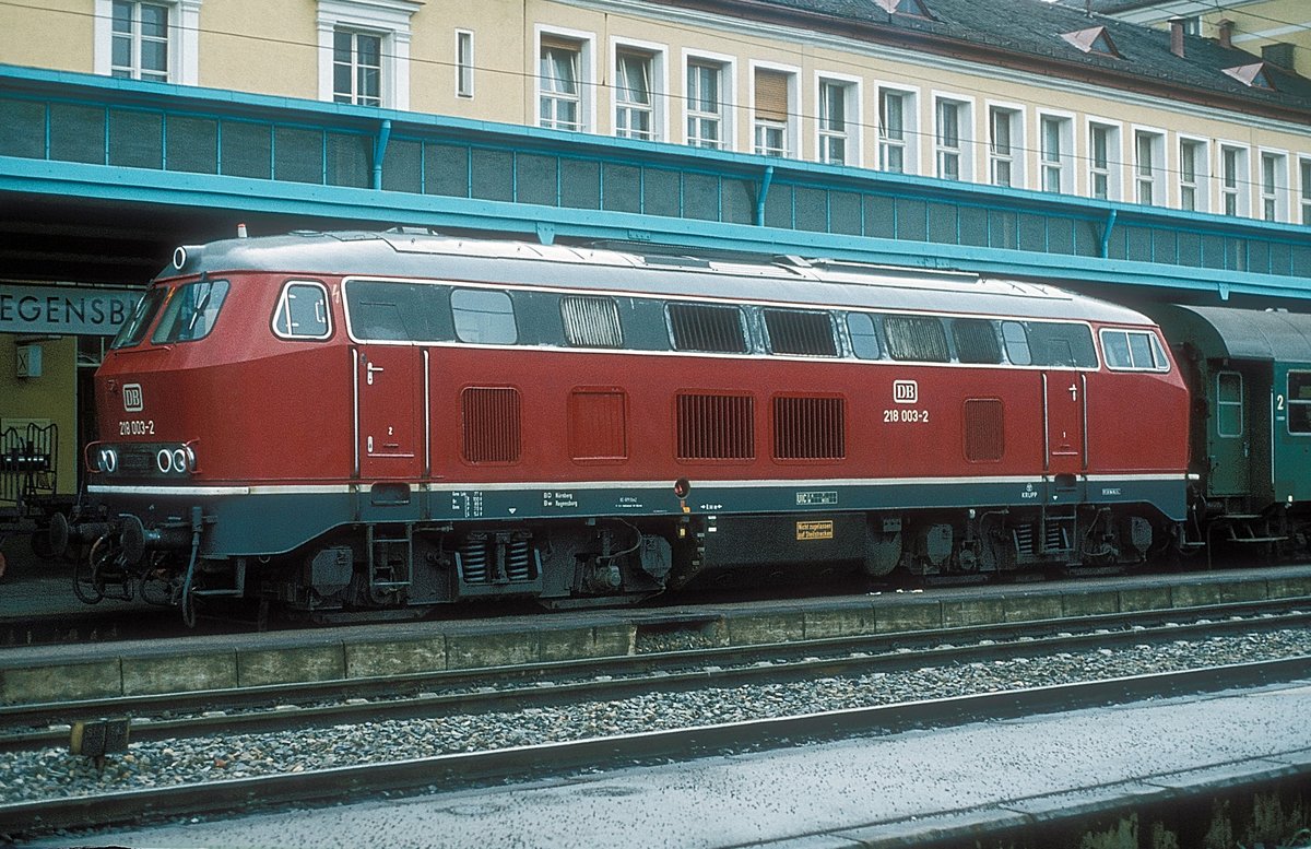  218 003  Regensburg  29.05.80