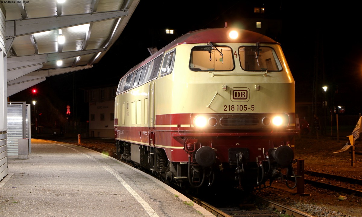 218 105-5 in Neustadt(Schwarzw) 20.11.14