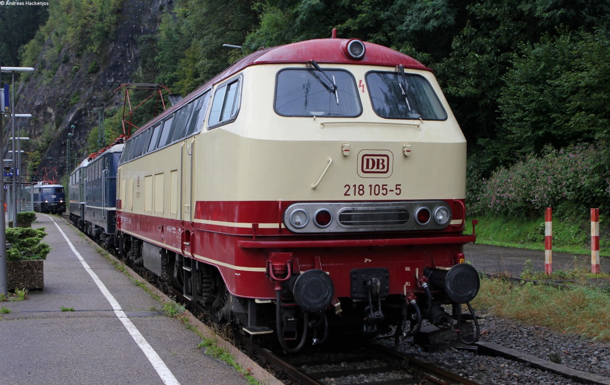 218 105-5 in Triberg 13.9.14