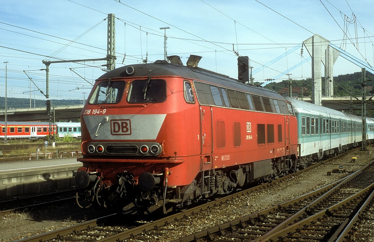   218 194  Ulm Hbf  13.08.01