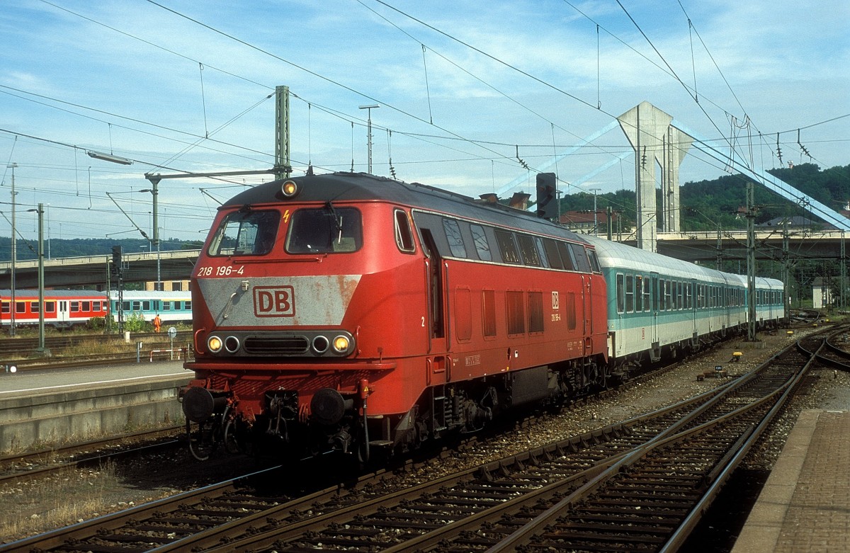   218 196  Ulm Hbf  13.08.01