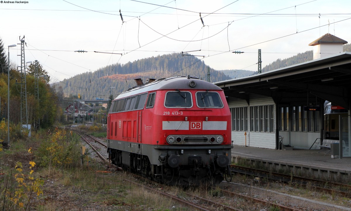 218 413-3 in Neustadt(Schwarzw) 4.11.14