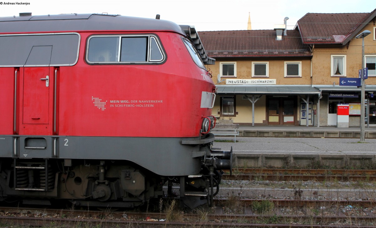 218 413-3 in Neustadt(Schwarzw) 4.11.14