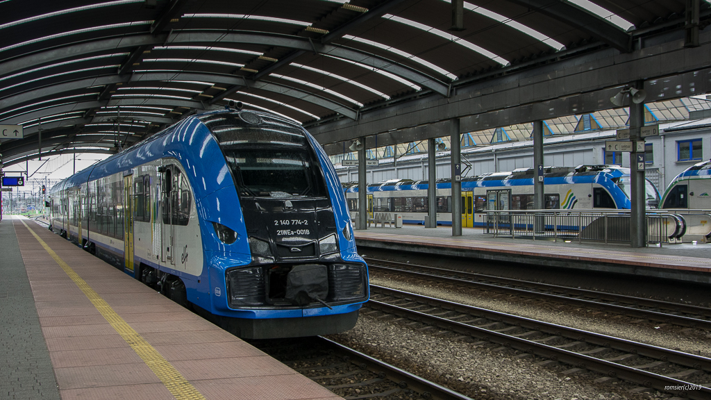 21WEa-001 in Bahnhof Katowice am 05.05.2019.