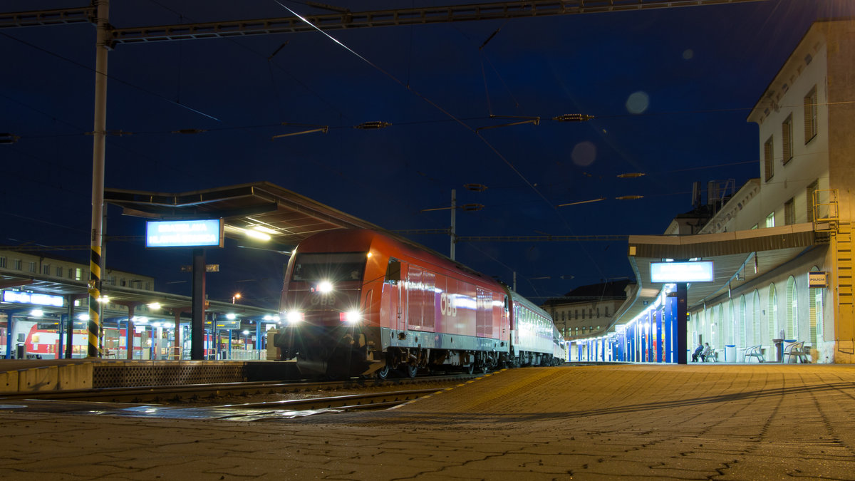 22. April 2019 in Bratislava hl.st. Besuch aus Österreich in Form von 2016 100-7. 