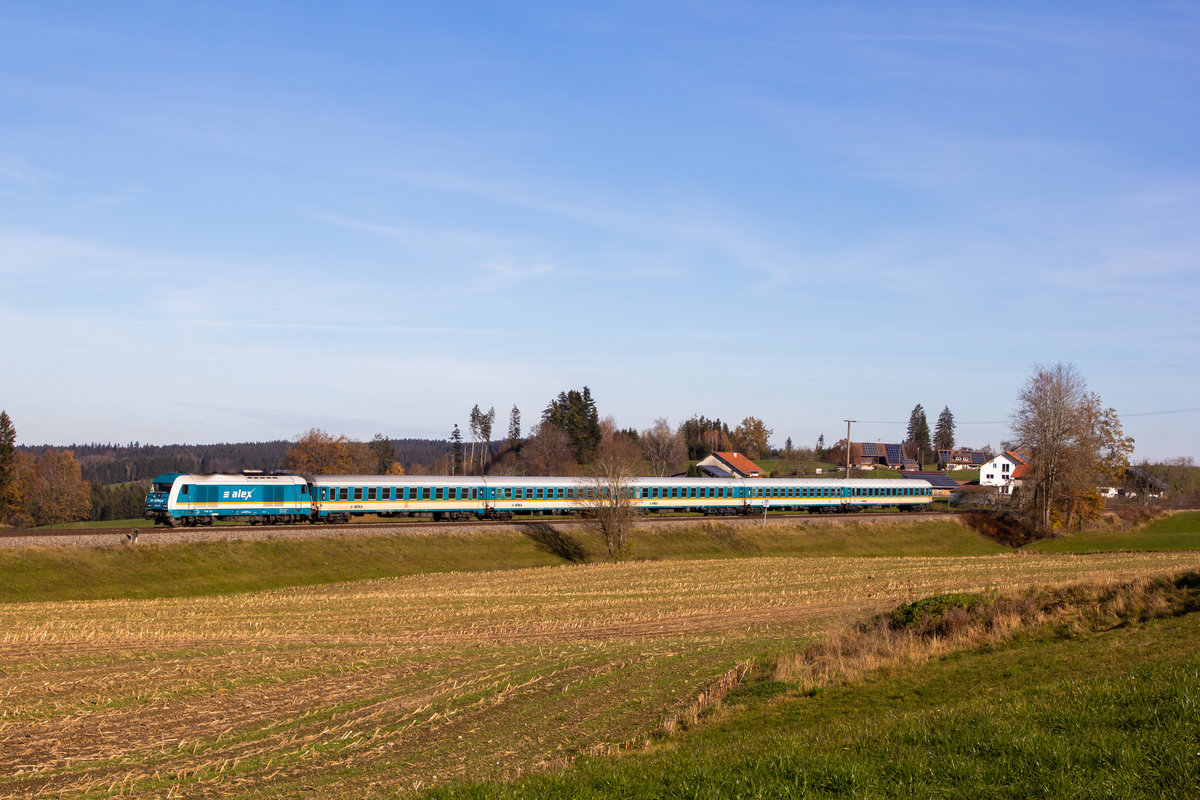 223 071 mit einem Alex Vollzug bei Riedhirsch. 14.11.20