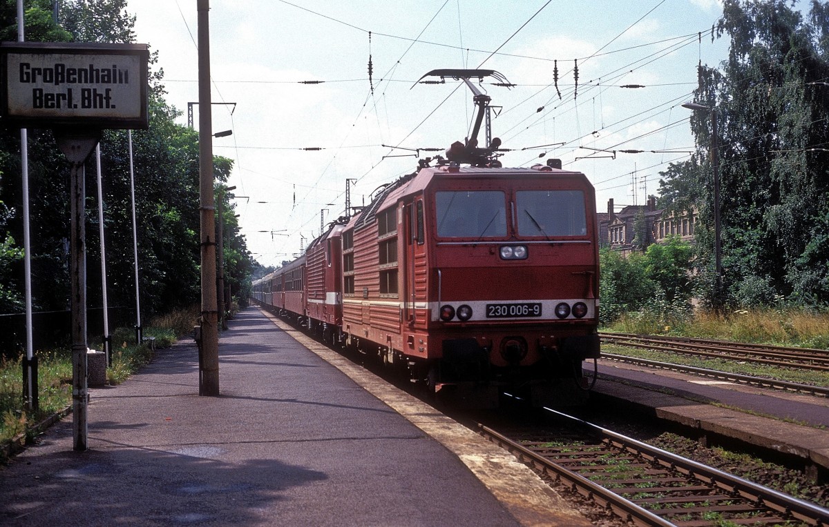    230 006 + 243 345  Großenhain  25.07.91