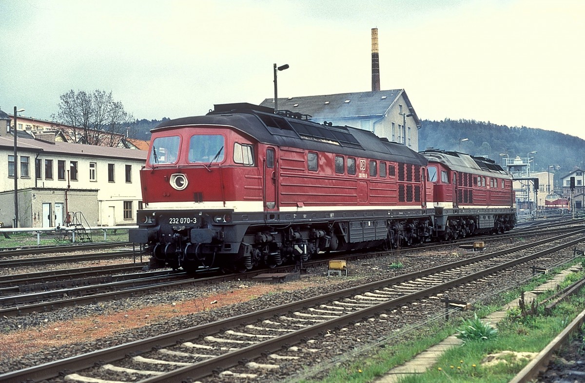   232 070 + 232 052  Meiningen  17.04.99