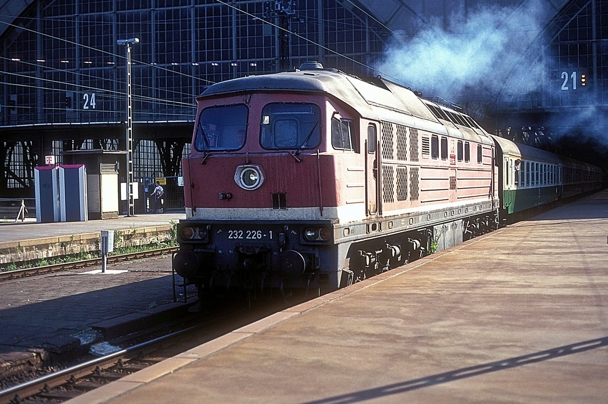 232 226  Leipzig Hbf  08.08.97