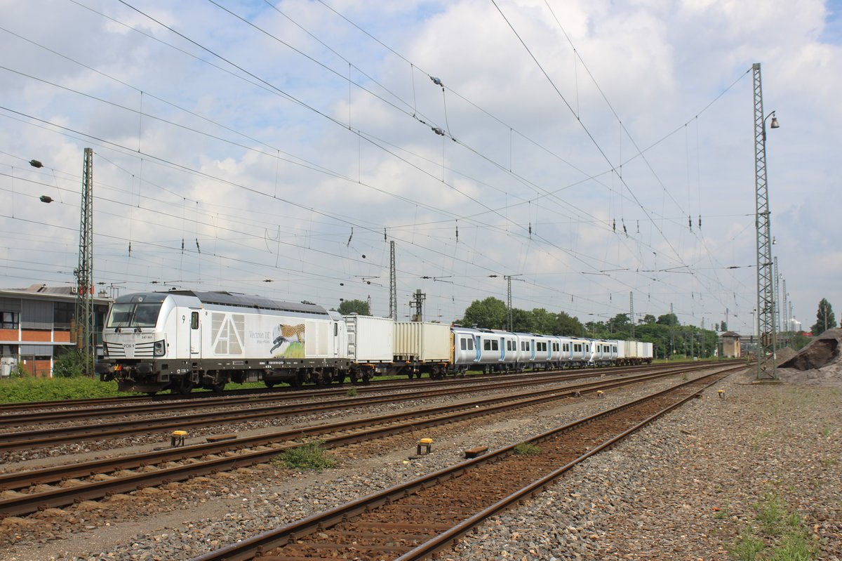 247 901 PCW9 mit Thamselink auf der Fahrt von Krefeld ins PCW am 28.6.16