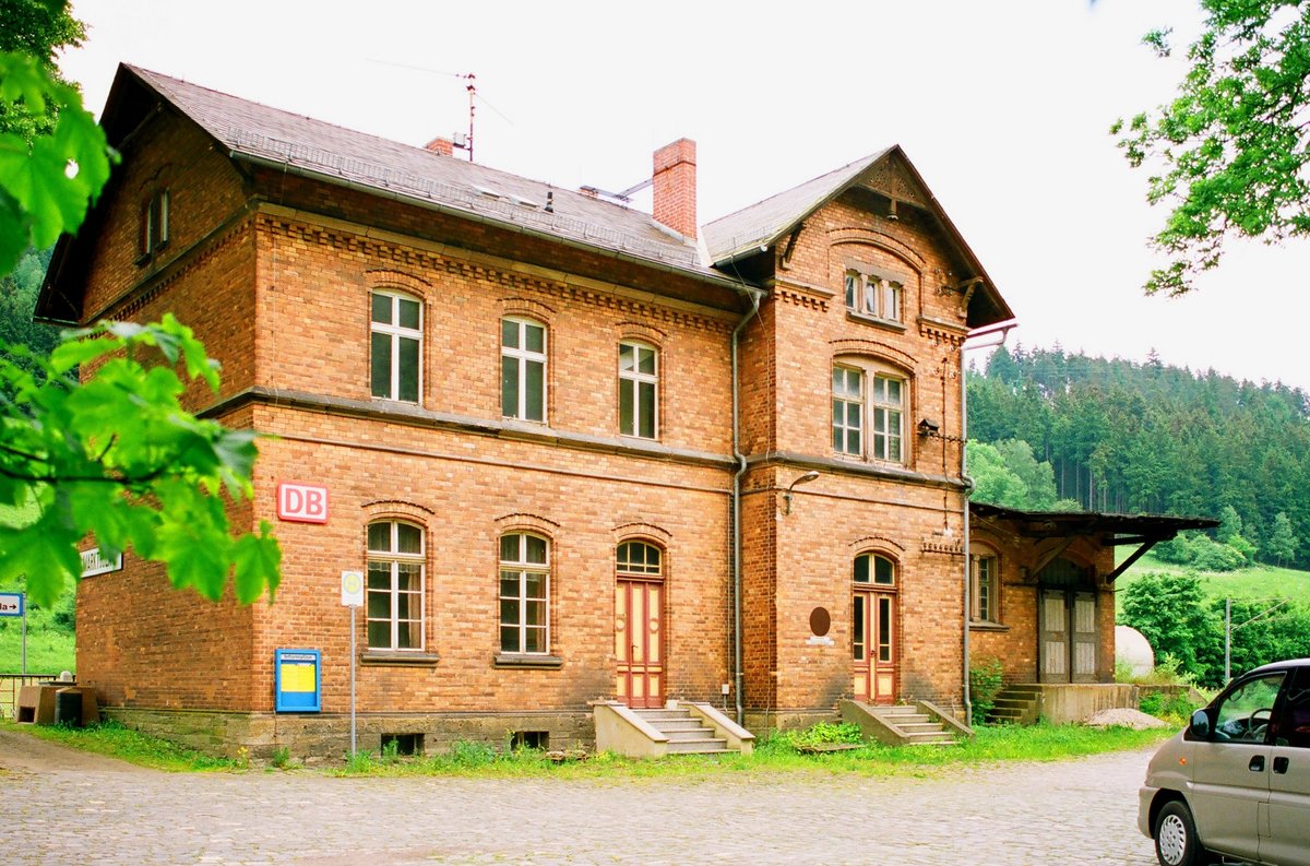 25.05.2000	Frankenwaldbahn, Haltepunkt Marktgölitz in Thüringen