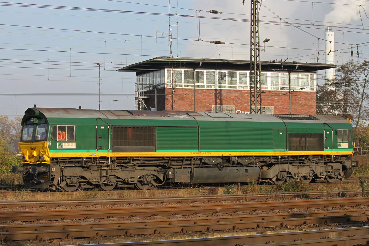 266 064 rangiert am 16.11.13 in Oberhausen-West.