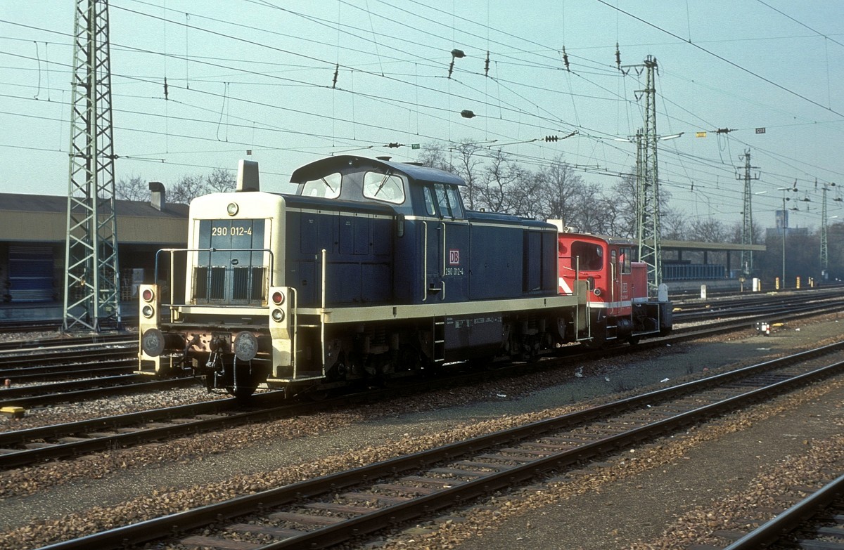   290 012 + 332 036  Saarbrücken  04.03.96