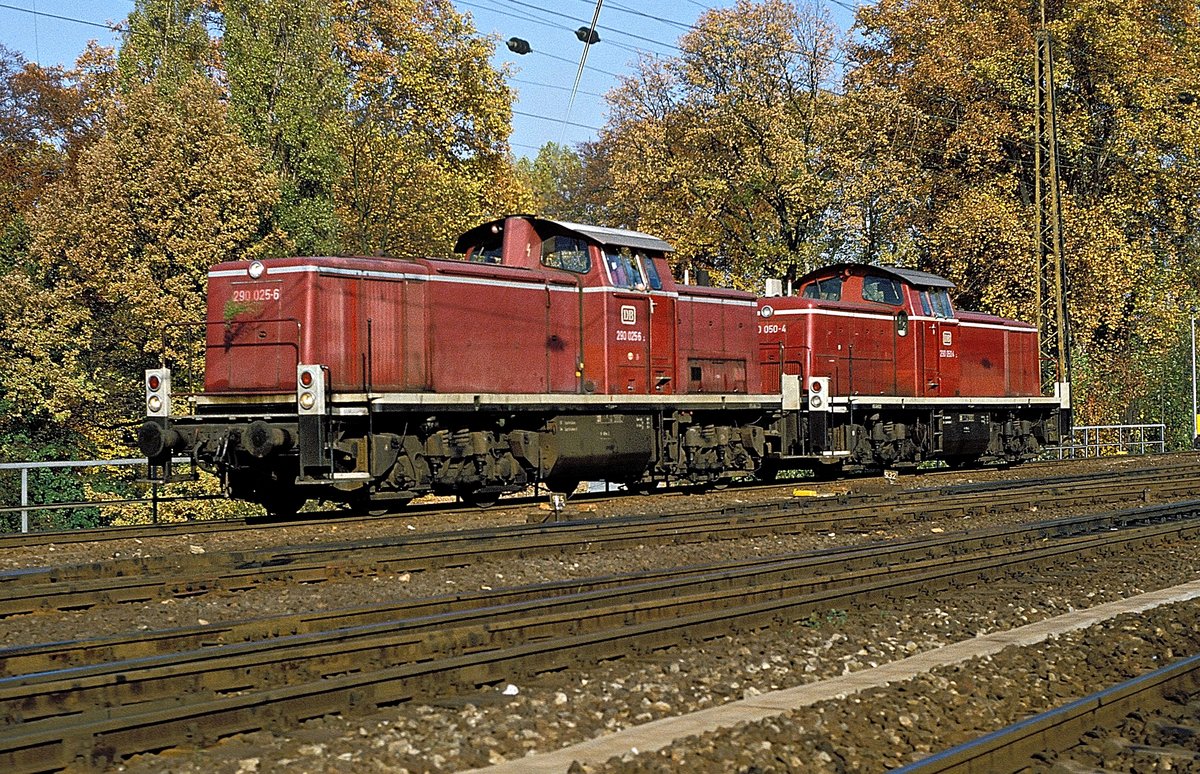  290 025 + 290 050  Heilbronn  10.11.82