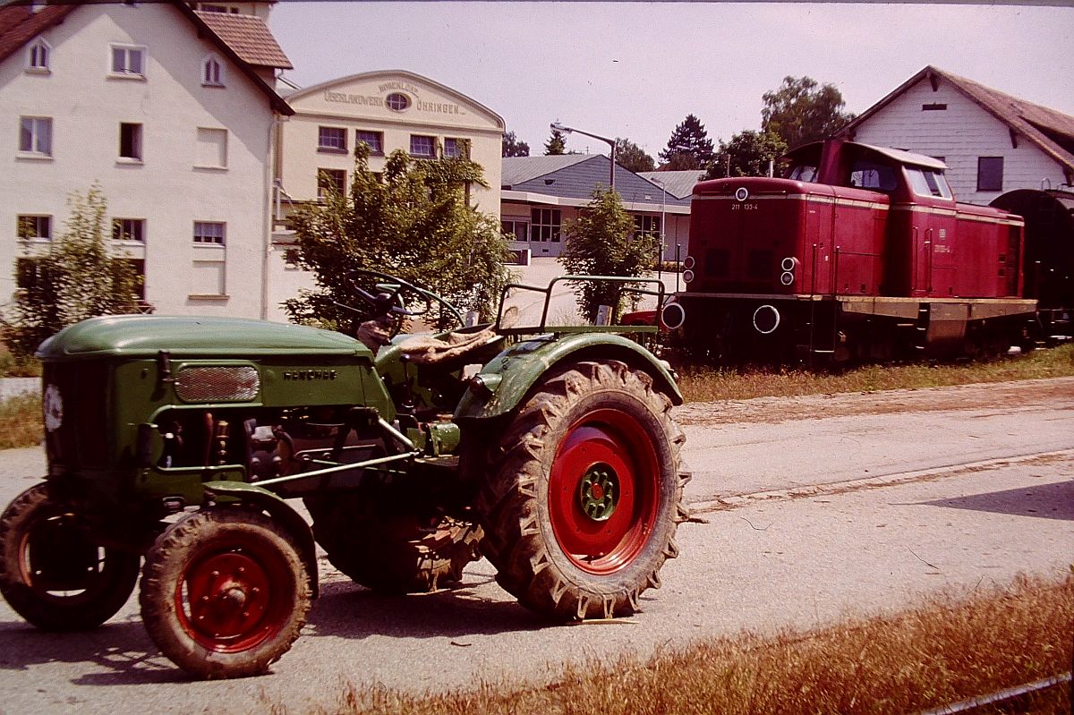 29.Juni 1991 Bf.TOE (Öhringen)  211 133-4 ( Bw TK 1 ) beim Rangierdienst