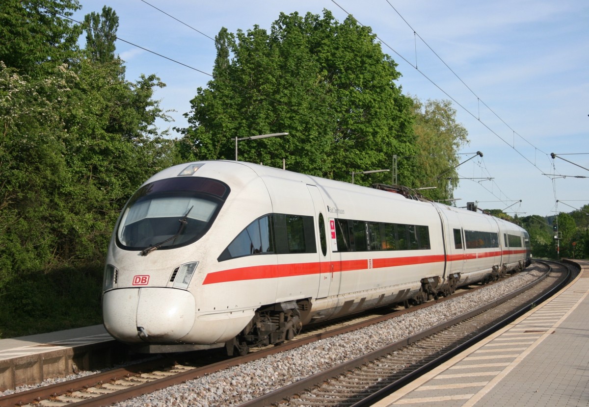 411 065 als ICE 22 (Wien Westbahnhof–Dortmund Hbf) am 21.05.2014 in Batzhausen