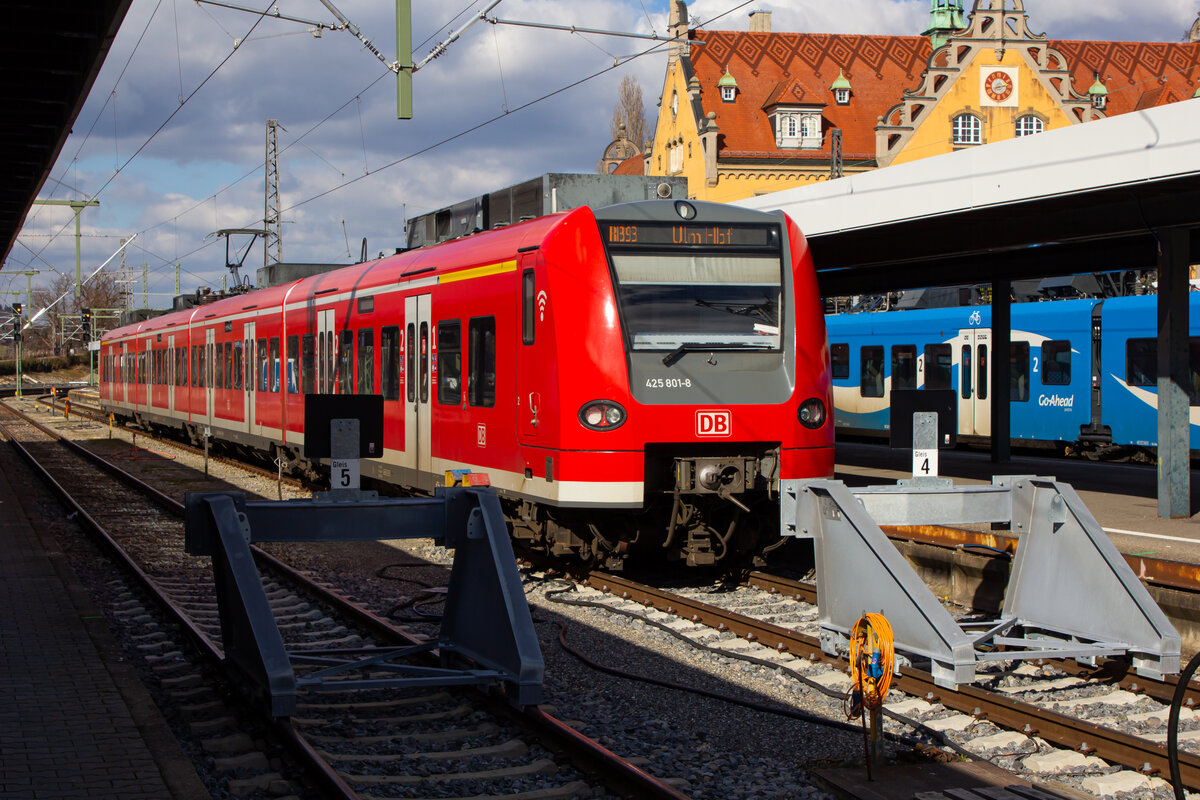 425 801 in Lindau-Insel. 26.2.22