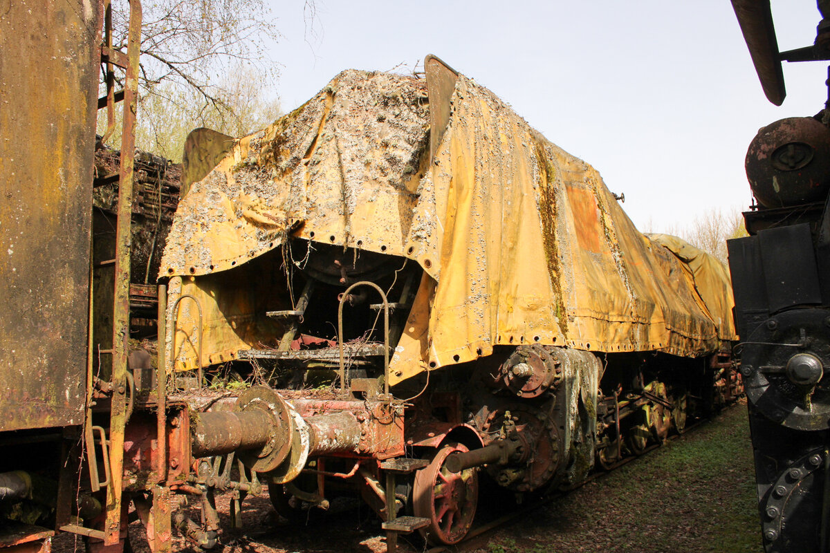 50 1832 im Dampflokmuseum Hermeskeil am 7. April 2024