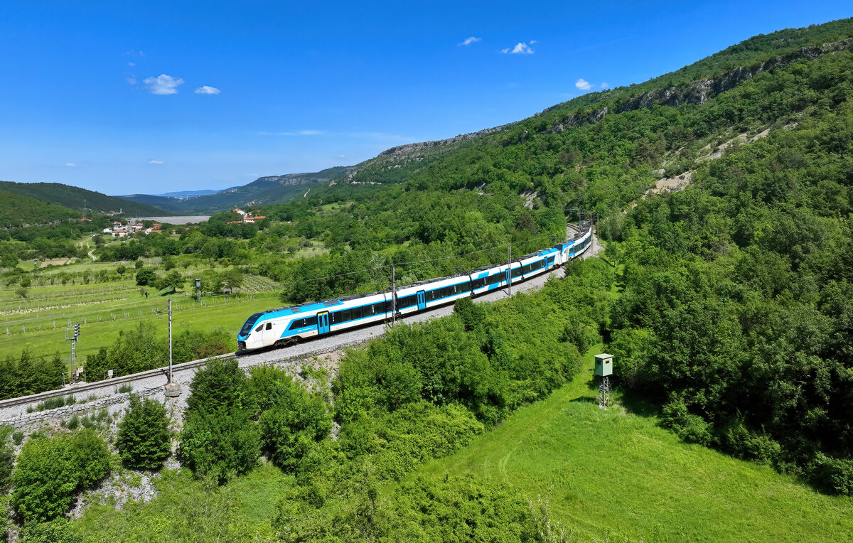 510 019 am 11.05.2024 bei Hrastovlje.