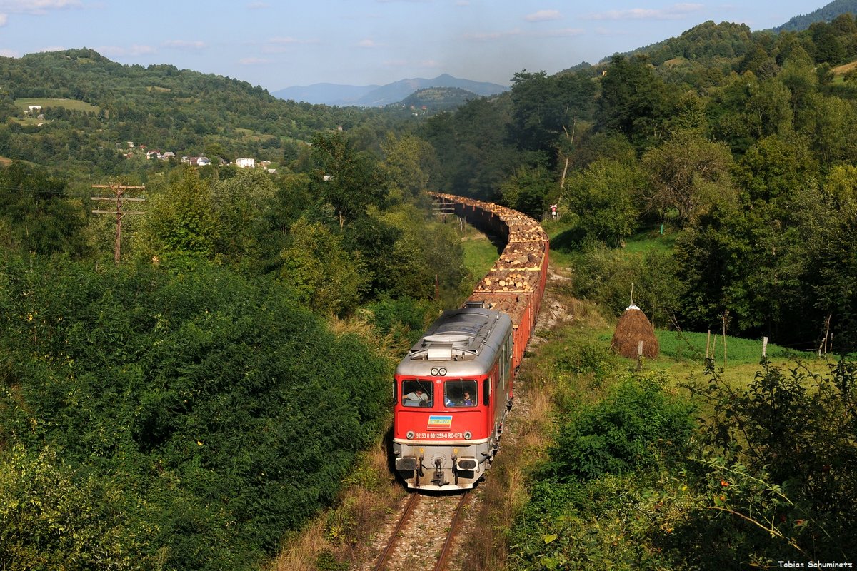 60-1259 (92 53 0 60 1259-0 RO-CFR MARFA) mit Güterzug am 30.08.2019 bei Sacel