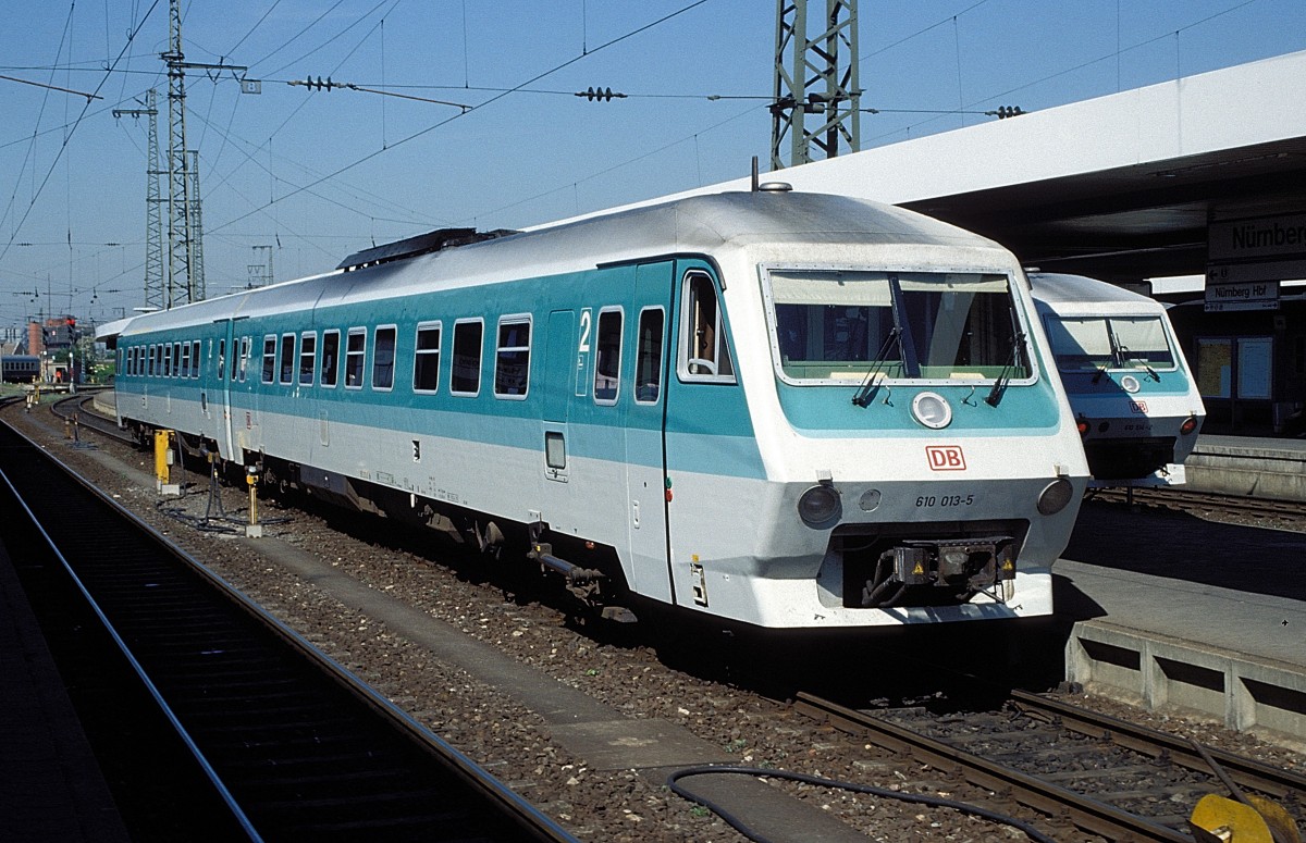  610 013  Nürnberg Hbf  01.06.94 