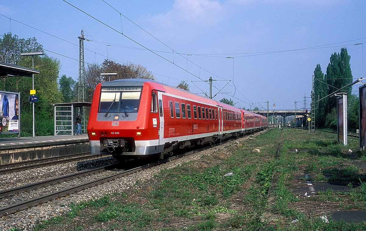  611 026  Stg. - Obertürkheim  13.04.14