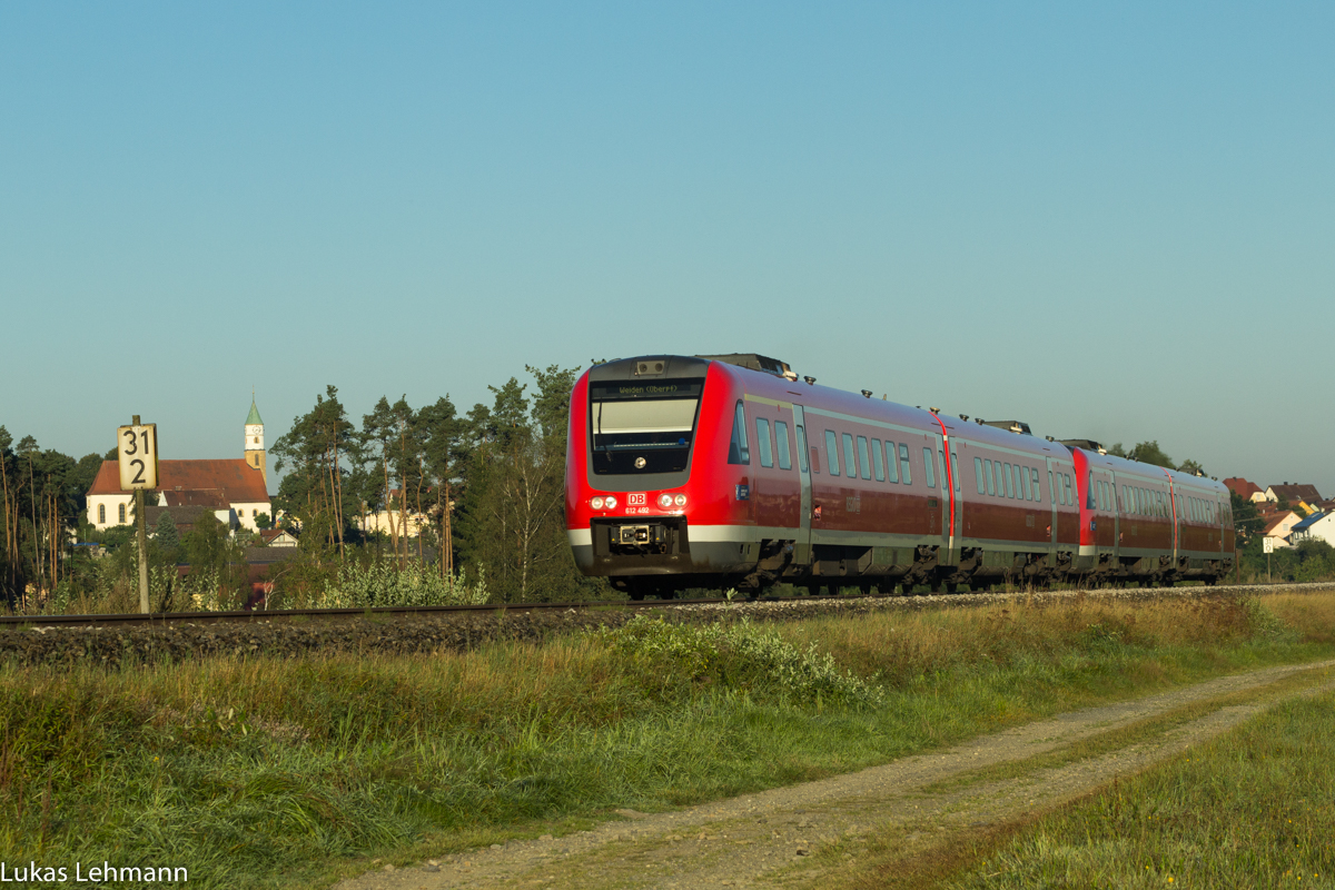 612 492 im frühen Morgenlicht bei Freihung, 25.08.2016